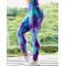 Abstract Tie-Dye High-Waisted Quick-Drying Yoga Pants