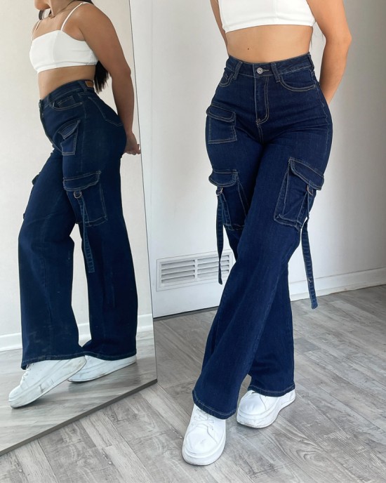 Multi-Pocket Cargo Jeans Multi-Pocket Cargo Jeans