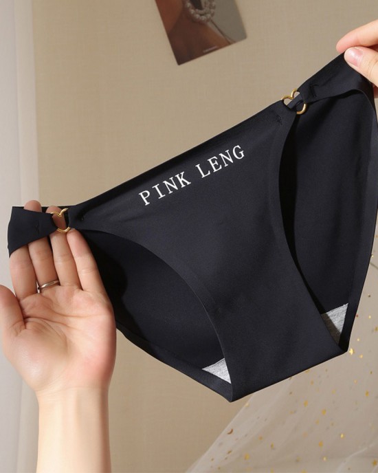 Sexy Hollow Ring Buckle Heart Seamless Ice Silk Underwear Sexy Hollow Ring Buckle Heart Seamless Ice Silk Underwear