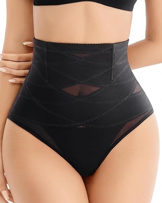 Thin Cross High Waist Shaping T-Back Briefs Thin Cross High Waist Shaping T-Back Briefs
