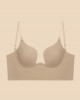 Push Up Low Back Plunge Bra Cleavage-Boosting Light Padding Bra Underwear