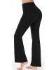 High Waisted Elastic Tummy Control Flared Yoga Pants High Waisted Elastic Tummy Control Flared Yoga Pants