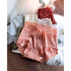 Lyocell Lace High-Waisted Antibacterial Panties