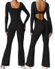 Beautiful Back Long Sleeve Yoga Jumpsuit Beautiful Back Long Sleeve Yoga Jumpsuit