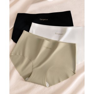 Yoga Fitness Mulberry Silk Antibacterial Seamless Underwear