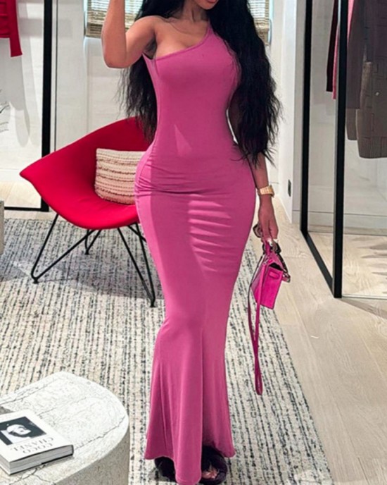 One Shoulder Dress One Shoulder Dress