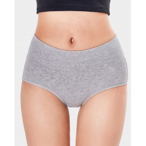 Soft Cotton High-Cut Briefs Breathable Panties