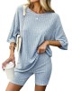Knit Pajamas 2 Piece Lounge Sets Knit Pajamas 2 Piece Lounge Sets