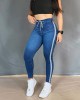 Lace-Up Skinny Casual Jeans