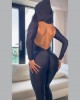 Bakc Open Skinny Long Sleeves Jumpsuit Bakc Open Skinny Long Sleeves Jumpsuit