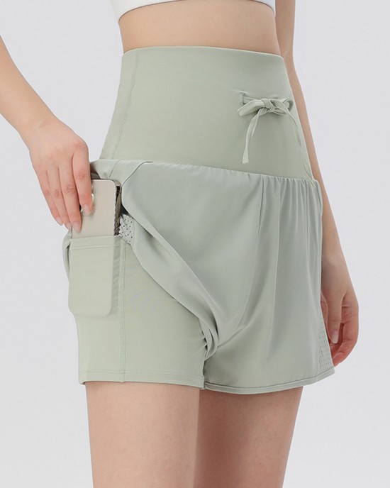 Tummy-Control Waist Yoga Shorts Tummy-Control Waist Yoga Shorts