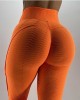Tummy Control Anti Cellulite Ruched Butt Lift Textured Leggings