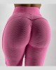 Tummy Control Anti Cellulite Ruched Butt Lift Textured Leggings