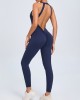 Backless Hip Lifting Yoga Bodysuit