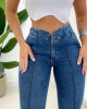 V Design Skinny Butt Lift Slim Jeans