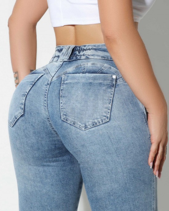 High-Waisted Ripped Skinny Jeans High-Waisted Ripped Skinny Jeans