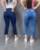 Skinny Jeans With Elastic Waistband Skinny Jeans With Elastic Waistband