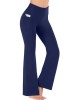 High Waisted Elastic Tummy Control Flared Yoga Pants High Waisted Elastic Tummy Control Flared Yoga Pants