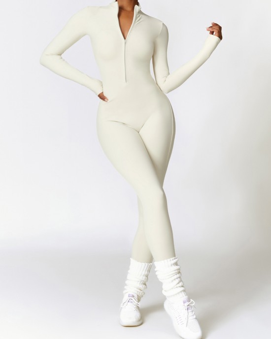 Tight Fleece Yoga Jumpsuit Tight Fleece Yoga Jumpsuit