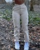 High-Stretch Solid Color Casual Work Jeans High-Stretch Solid Color Casual Work Jeans