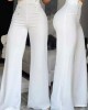 Stylish Slim Personality Double Breasted Flared Pants Stylish Slim Personality Double Breasted Flared Pants