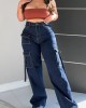 Multi-Pocket Cargo Jeans Multi-Pocket Cargo Jeans