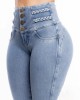 Jeans for Women - Wideband Waist Button Front Skinny Jeans Jeans for Women - Wideband Waist Button Front Skinny Jeans