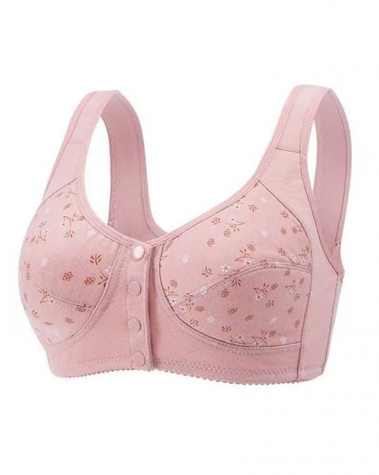 Printed Front Buckle Bra Printed Front Buckle Bra