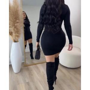 Seamless Hip Bodycon Dress