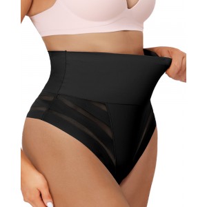 Hip-Lifting And Tummy-Slimming High Waist Thong