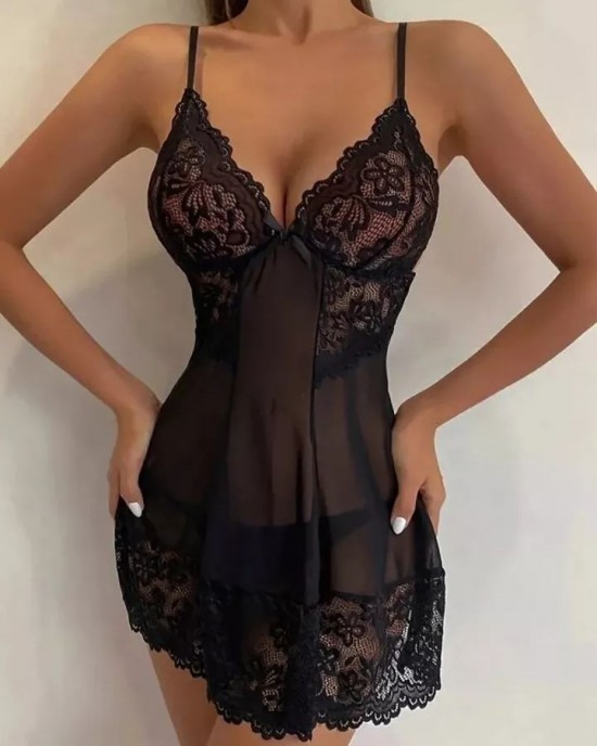 Transparent Lace Dress Transparent Lace Dress
