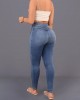 High Rise Skinny Peach Hip High Waist Jeans High Rise Skinny Peach Hip High Waist Jeans