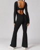 Beautiful Back Long Sleeve Yoga Jumpsuit Beautiful Back Long Sleeve Yoga Jumpsuit