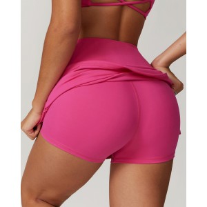 Anti-Exposure Fake Two-Piece Sports Mini Skirt
