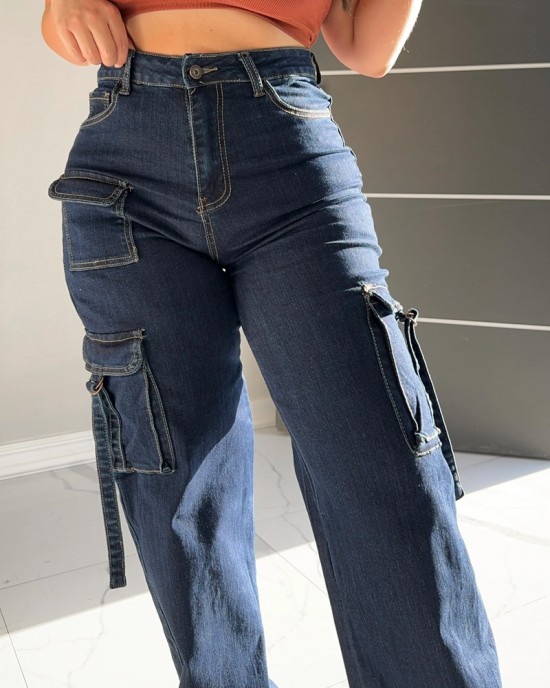 Multi-Pocket Cargo Jeans Multi-Pocket Cargo Jeans