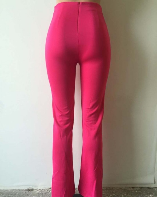 Stylish Slim Personality Double Breasted Flared Pants Stylish Slim Personality Double Breasted Flared Pants