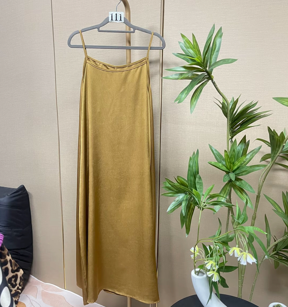 Leopard print dress, regular style, stand collar, floral chiffon shirt, printed blouse, women's regular clothing