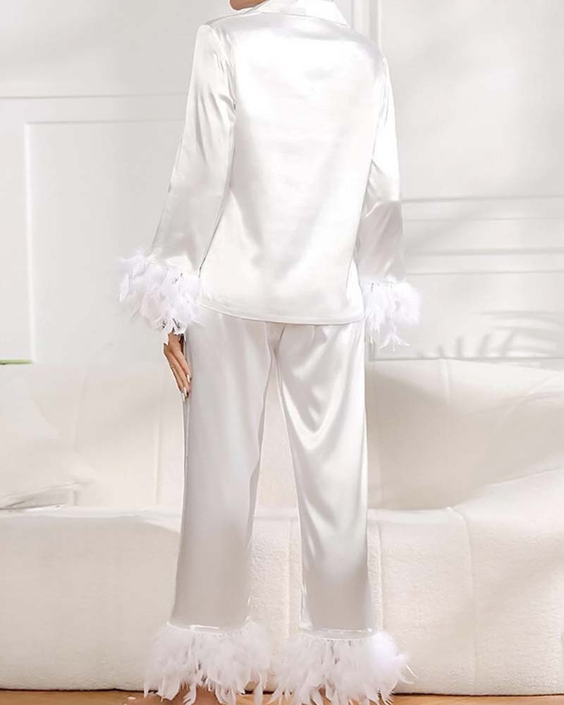 Ice Silk Feather Homewear Ice Silk Feather Homewear