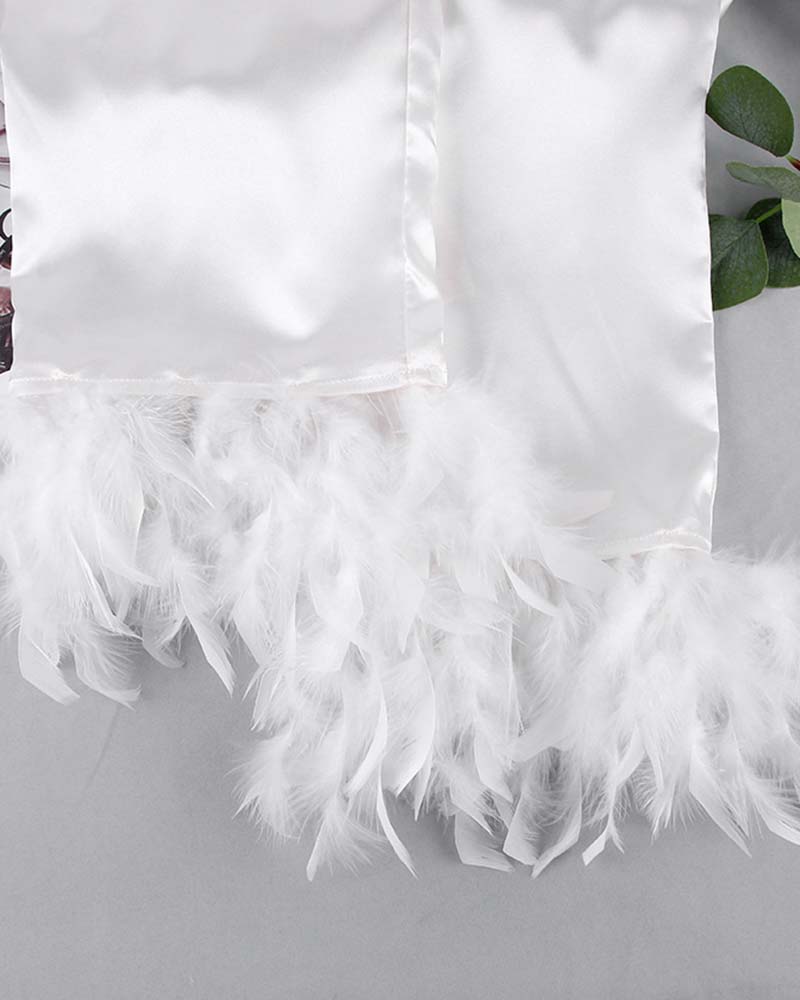 Ice Silk Feather Homewear Ice Silk Feather Homewear