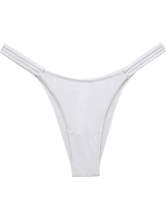 Female Glossy Dazzing Stripe T-back Underwears Female Glossy Dazzing Stripe T-back Underwears