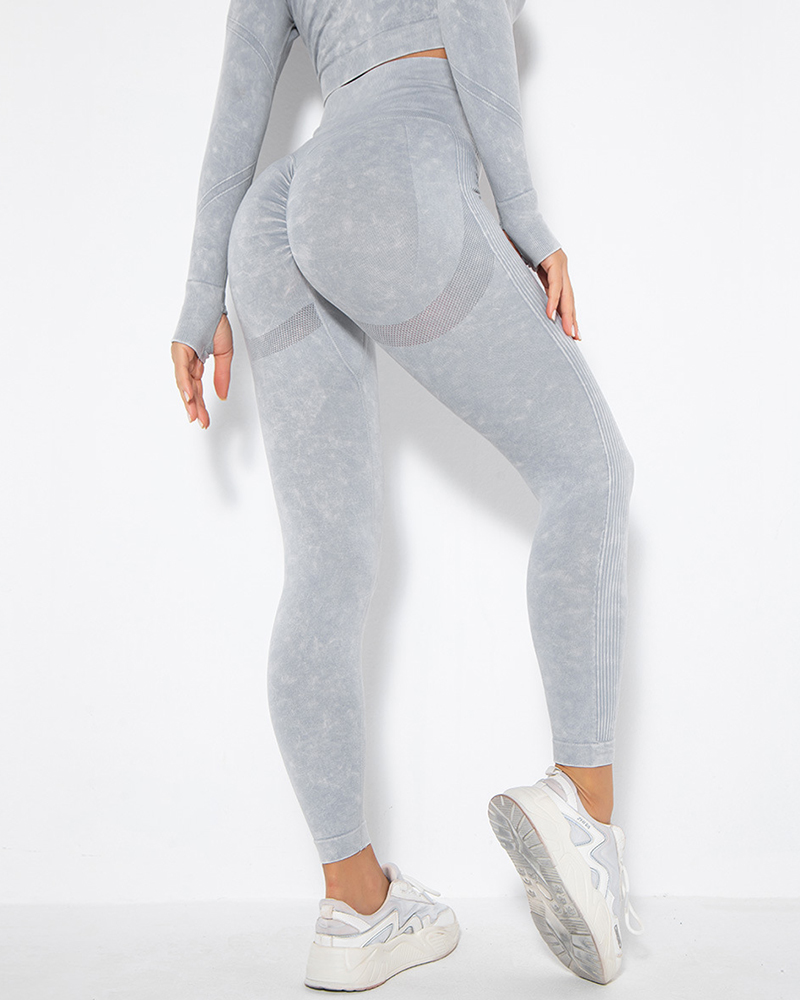 Washed Yoga Pants Washed Yoga Pants