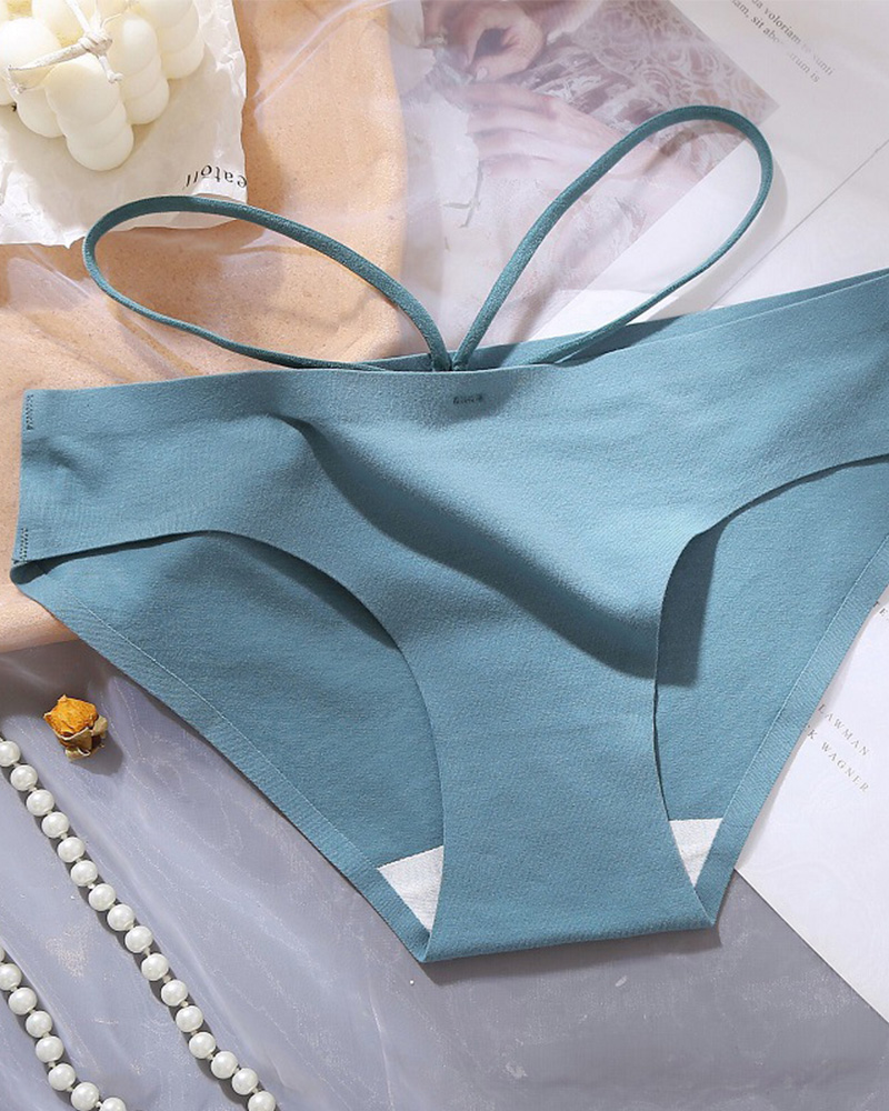 Sexy Slim Cotton Crotch Panties With Breathable Straps Sexy Slim Cotton Crotch Panties With Breathable Straps
