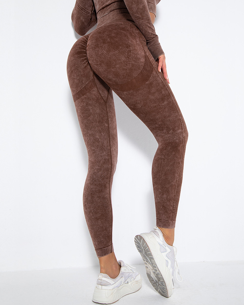 Washed Yoga Pants Washed Yoga Pants