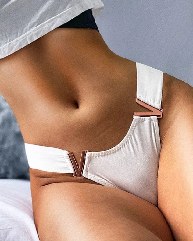 Female V Letter Solid Color Underwear Female V Letter Solid Color Underwear