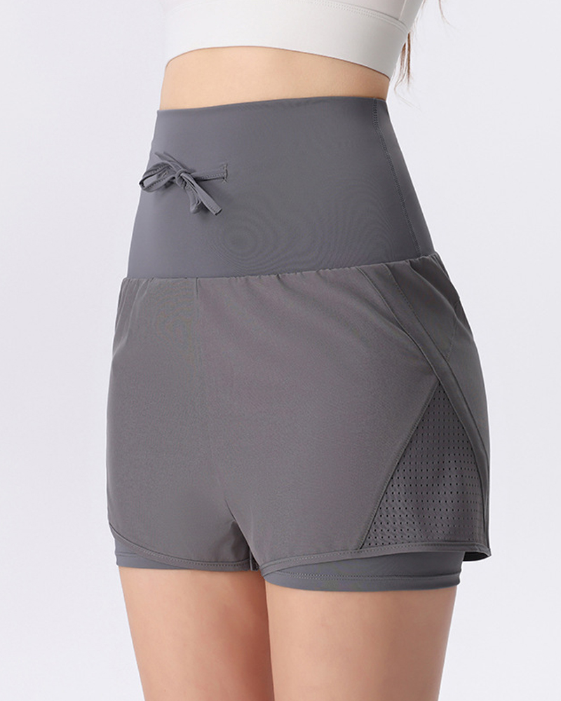 Tummy-Control Waist Yoga Shorts Tummy-Control Waist Yoga Shorts