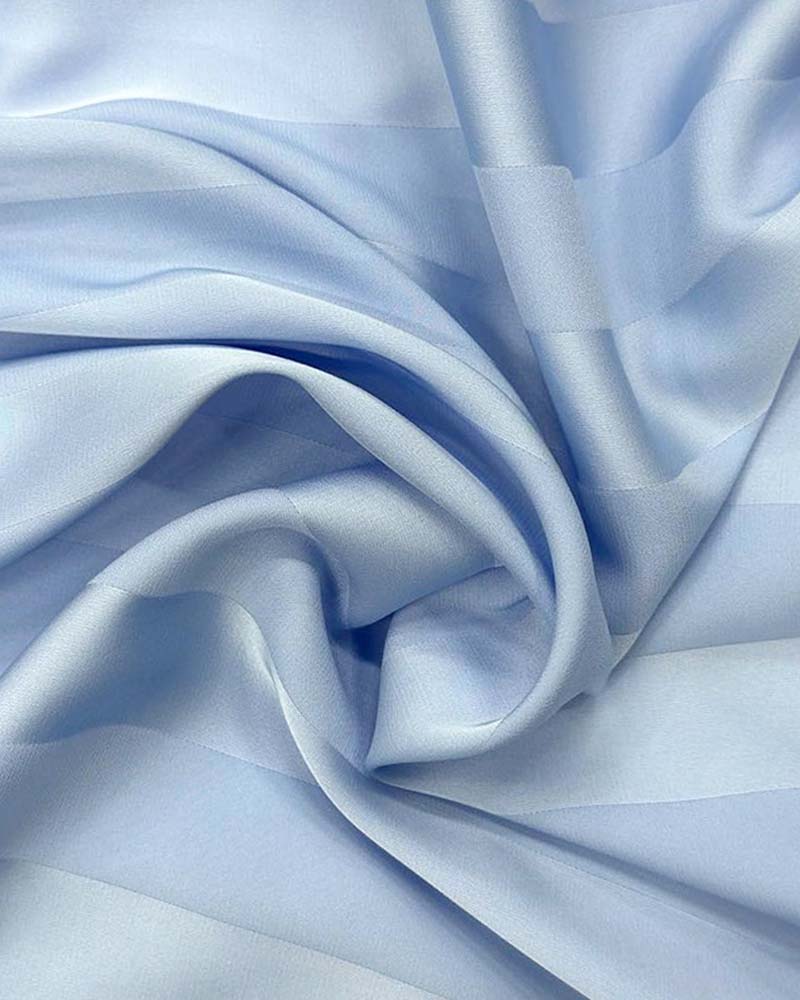 Fine Double Sided Jacquard Striped Silk Loungewear Fine Double Sided Jacquard Striped Silk Loungewear