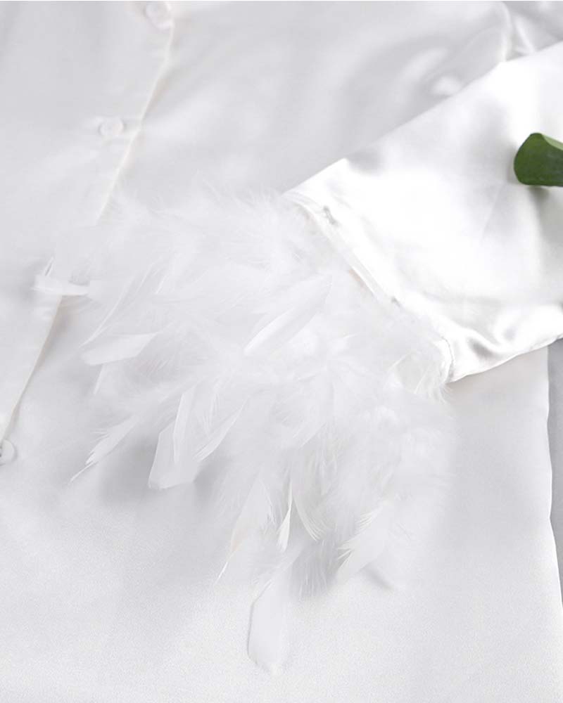 Ice Silk Feather Homewear Ice Silk Feather Homewear