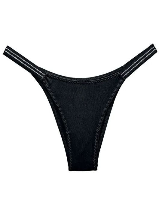 Female Glossy Dazzing Stripe T-back Underwears Female Glossy Dazzing Stripe T-back Underwears