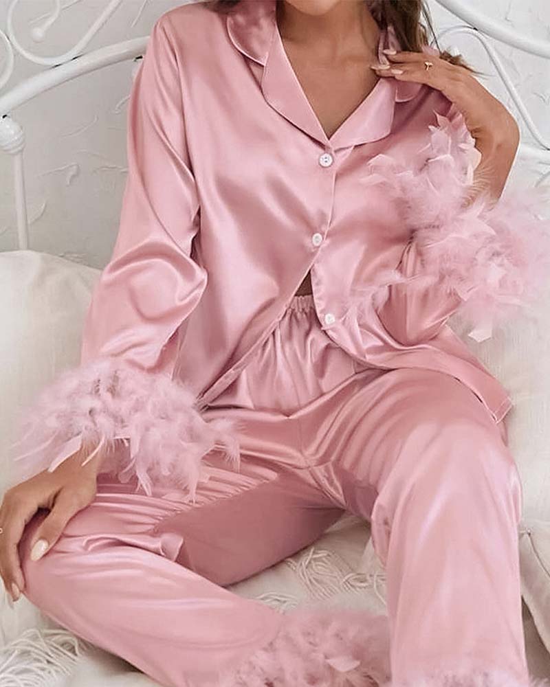 Ice Silk Feather Homewear Ice Silk Feather Homewear