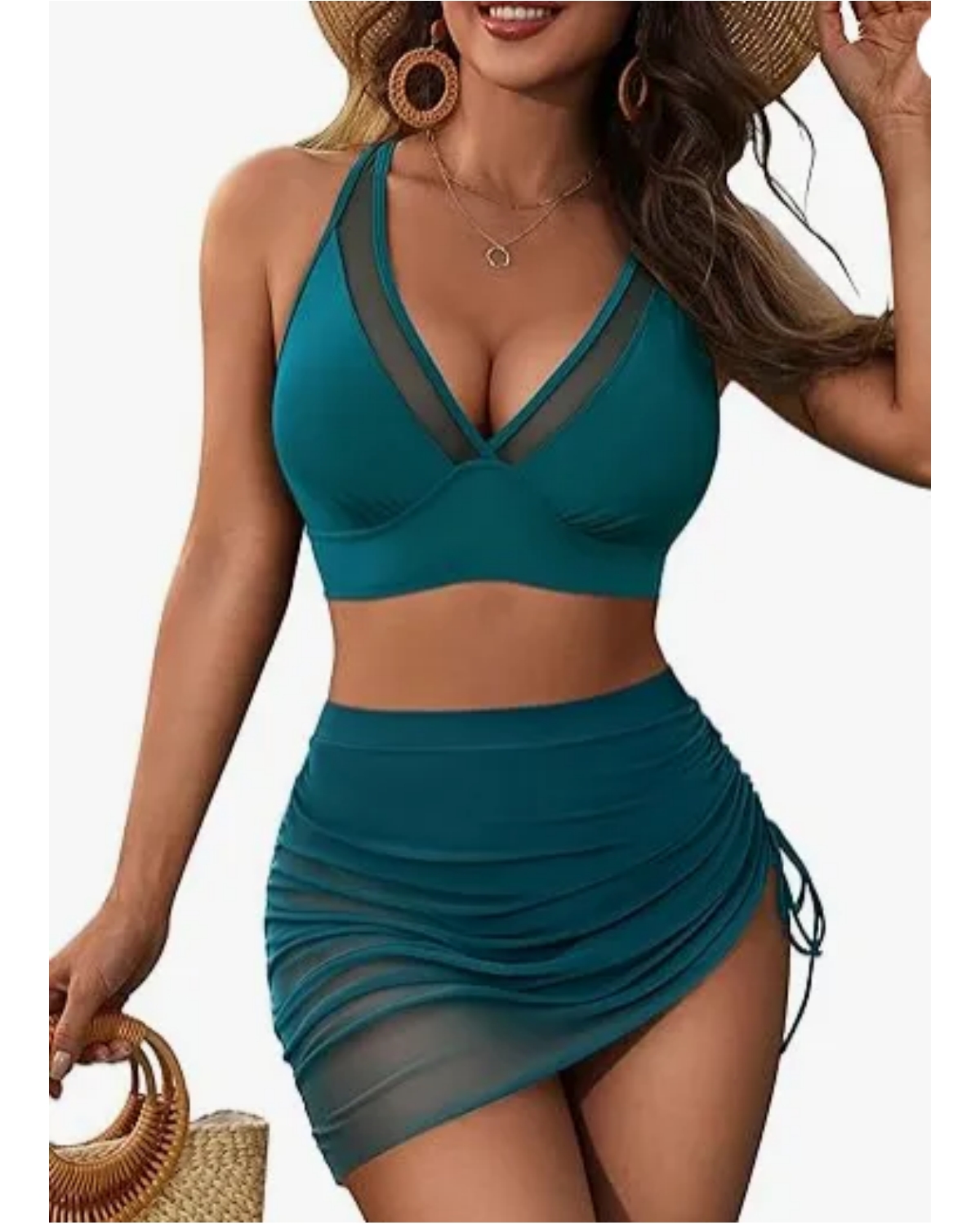 Swim Skirt High Waisted Bikini Sets Tummy Control Swimsuits Mesh Sarong Wraps Bathing Suits Swim Skirt High Waisted Bikini Sets Tummy Control Swimsuits Mesh Sarong Wraps Bathing Suits